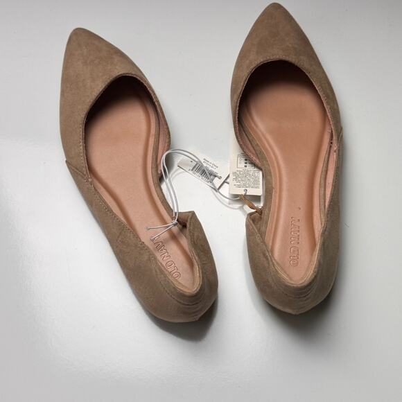Old Navy  Pointed Toe Low Heel  D'Orsay Flats Sz 6 - Picture 5 of 7